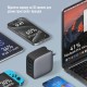 Зарядний пристрій ColorWay Power Delivery GaN (USB-A + 3 USB TYPE-C) (100 W) (CW-CHS047PD-BK)