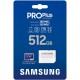 Картка пам'яті Samsung 512 GB microSDXC Pro Plus UHS-I U3 V30 A2 Class 10 + SD-adap (MB-MD512SA/EU)