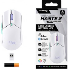 Мышка HyperX Pulsefire Haste 2 Core Wireless White (8R2E7AA) - Фото