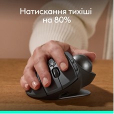 Мышка Logitech MX Ergo S Bluetooth Graphite (910-007260) - Фото
