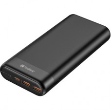 Батарея універсальна Sandberg 20000 mAh, PD/65W, QC/3.0, Always-ON-Mode, +cable 100 W (420-62) - Фото