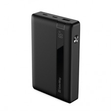 Батарея універсальна ColorWay 20 000 mAh PD/65W, QC/3.0, black (CW-PB200LPA3BK-PDD) - Фото