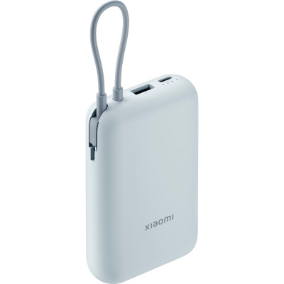 Батарея універсальна Xiaomi 10000 mAh 22.5W, Integrated Cable, blue (BHR9073GL)