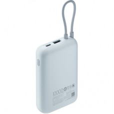 Батарея універсальна Xiaomi 10000 mAh 22.5W, Integrated Cable, blue (BHR9073GL) - Фото