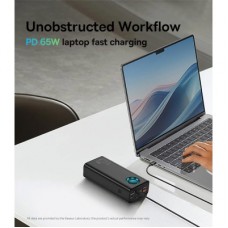 Батарея універсальна Baseus Amblight 26800mAh 65 W OE, black (P10022402113-00) - Фото