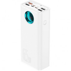 Батарея універсальна Baseus Amblight 26800mAh 65 W OE, white (P10022402223-00) - Фото
