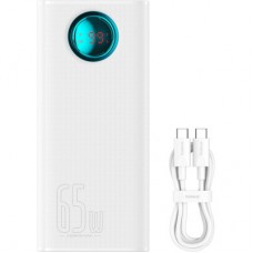 Батарея універсальна Baseus Amblight 26800mAh 65 W OE, white (P10022402223-00) - Фото
