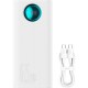 Батарея універсальна Baseus Amblight 26800mAh 65 W OE, white (P10022402223-00)