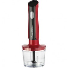 Блендер Russell Hobbs Hobbs заглибний Desire Red, 500Вт, чаша-500мл, вінчик, міні-подріб. (27140-56) - Фото