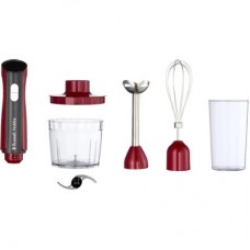 Блендер Russell Hobbs Hobbs заглибний Desire Red, 500Вт, чаша-500мл, вінчик, міні-подріб. (27140-56) - Фото
