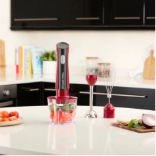 Блендер Russell Hobbs Hobbs заглибний Desire Red, 500Вт, чаша-500мл, вінчик, міні-подріб. (27140-56) - Фото