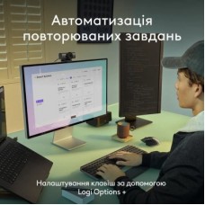 Клавіатура Logitech MX Keys S для MAC Bluetooth/Wireless UA Space Grey (920-011637) - Фото