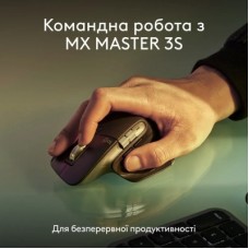Клавіатура Logitech MX Keys S для MAC Bluetooth/Wireless UA Space Grey (920-011637) - Фото