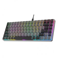 Клавіатура GamePro MK141R Red Swich Low Profile RGB USB Dark Gray (MK141R) - Фото