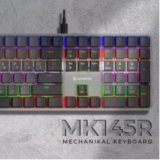Клавіатура GamePro MK145R Red Swich Low Profile USB Dark Gray (MK145R) - Фото