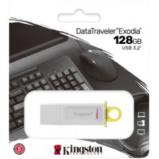 USB флеш накопитель Kingston 128GB DataTraveler Exodia White USB 3.2 Gen 1 (KC-U2G128-5R) - Фото