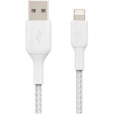 Дата кабель USB 2.0 AM to Lightning 1.0m white Belkin (CAA002BT1MWH) - Фото