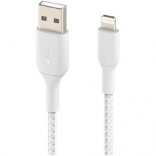 Дата кабель USB 2.0 AM to Lightning 1.0m white Belkin (CAA002BT1MWH) - Фото