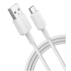 Дата кабель USB 2.0 AM to Type-C 0.9m 322 White Anker (A81H5H21/A81H5G21) - Фото