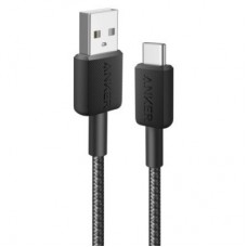 Дата кабель USB 2.0 AM to Type-C 0.9m 322 Black Anker (A81H5G11) - Фото