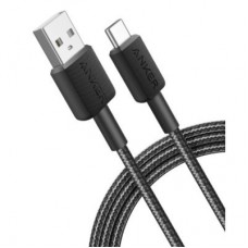 Дата кабель USB 2.0 AM to Type-C 0.9m 322 Black Anker (A81H5G11) - Фото