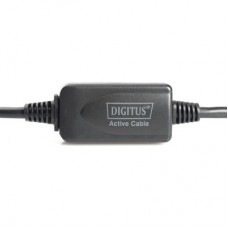 Дата кабель USB 2.0 AM/AF 15.0m Active Digitus (DA-73101) - Фото