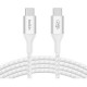 Дата кабель USB-C to USB-C 2.0m 240W white Belkin (CAB015BT2MWH)