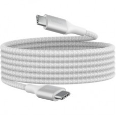 Дата кабель USB-C to USB-C 2.0m 240W white Belkin (CAB015BT2MWH) - Фото