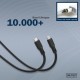 Дата кабель USB-C to USB-C 1.0m USB 4.0 Gen3 40G 240W 8K silicone black Digitus (AK-300344-010-S) Дата кабель USB-C to USB-C 1.0m USB 4.0 Gen3 40G 240W 8K silicone black Digitus (AK-300344-010-S)
