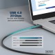 Дата кабель USB-C to USB-C 2.0m USB 4.0 Gen2 20G 240W 8K silicone black Digitus (AK-300344-020-S) Дата кабель USB-C to USB-C 2.0m USB 4.0 Gen2 20G 240W 8K silicone black Digitus (AK-300344-020-S)