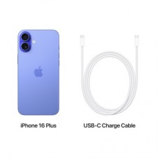 Мобільний телефон Apple iPhone 16 Plus 128 GB Ultramarine (MXVX3) - Фото