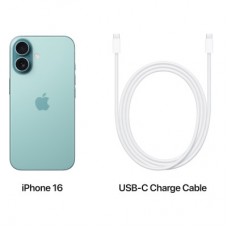 Мобільний телефон Apple iPhone 16 128 GB Teal (MYED3) - Фото