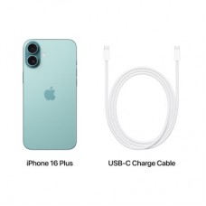Мобільний телефон Apple iPhone 16 Plus 128 GB Teal (MXVY3) - Фото