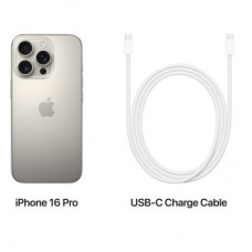 Мобільний телефон Apple iPhone 16 Pro 128 GB Natural Titanium (MYNG3) - Фото