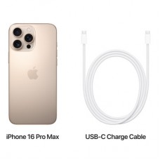 Мобільний телефон Apple iPhone 16 Pro Max 1 TB Desert Titanium (MYX63) - Фото