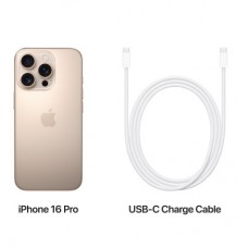 Мобільний телефон Apple iPhone 16 Pro 128 GB Desert Titanium (MYNF3) - Фото