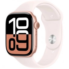 Смарт-часы Apple Watch Series 10 GPS 46mm Rose Gold Aluminium Case with Light Blush Sport Band - M/L - Фото