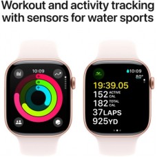 Смарт-часы Apple Watch Series 10 GPS 46mm Rose Gold Aluminium Case with Light Blush Sport Band - M/L - Фото
