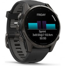 Смарт-годинник Garmin fenix 8 43 mm, AMOLED, Saph, CrbnGry Ti/Blk, Blk/PebblGryBnd, (010-02903-21) Смарт-годинник Garmin fenix 8 43 mm, AMOLED, Saph, CrbnGry Ti/Blk, Blk/PebblGryBnd, (010-02903-21) - Фото
