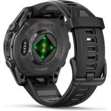 Смарт-годинник Garmin fenix 8 43 mm, AMOLED, Saph, CrbnGry Ti/Blk, Blk/PebblGryBnd, (010-02903-21) Смарт-годинник Garmin fenix 8 43 mm, AMOLED, Saph, CrbnGry Ti/Blk, Blk/PebblGryBnd, (010-02903-21) - Фото