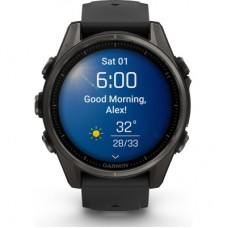 Смарт-годинник Garmin fenix 8 43 mm, AMOLED, Saph, CrbnGry Ti/Blk, Blk/PebblGryBnd, (010-02903-21) Смарт-годинник Garmin fenix 8 43 mm, AMOLED, Saph, CrbnGry Ti/Blk, Blk/PebblGryBnd, (010-02903-21) - Фото