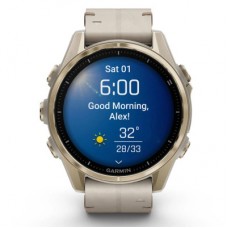 Смарт-годинник Garmin fenix 8 43 mm, AMOLED, Saph, SftGldSS/FogGryLeatherBnd, Excl, GPS (010-02903-40) Смарт-годинник Garmin fenix 8 43 mm, AMOLED, Saph, SftGldSS/FogGryLeatherBnd, Excl, GPS (010-02903-40) - Фото