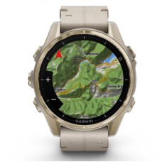 Смарт-годинник Garmin fenix 8 43 mm, AMOLED, Saph, SftGldSS/FogGryLeatherBnd, Excl, GPS (010-02903-40) Смарт-годинник Garmin fenix 8 43 mm, AMOLED, Saph, SftGldSS/FogGryLeatherBnd, Excl, GPS (010-02903-40) - Фото