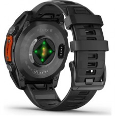 Смарт-годинник Garmin fenix 8 47 mm, AMOLED, Glass/SS, SlateGray Steel/Black, BlkBnd, GPS (010-02904-00) Смарт-годинник Garmin fenix 8 47 mm, AMOLED, Glass/SS, SlateGray Steel/Black, BlkBnd, GPS (010-02904-00) - Фото