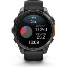 Смарт-годинник Garmin fenix 8 47 mm, AMOLED, Glass/SS, SlateGray Steel/Black, BlkBnd, GPS (010-02904-00) Смарт-годинник Garmin fenix 8 47 mm, AMOLED, Glass/SS, SlateGray Steel/Black, BlkBnd, GPS (010-02904-00) - Фото