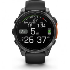 Смарт-годинник Garmin fenix 8 47 mm, AMOLED, Glass/SS, SlateGray Steel/Black, BlkBnd, GPS (010-02904-00) Смарт-годинник Garmin fenix 8 47 mm, AMOLED, Glass/SS, SlateGray Steel/Black, BlkBnd, GPS (010-02904-00) - Фото