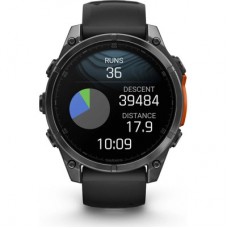 Смарт-годинник Garmin fenix 8 47 mm, AMOLED, Glass/SS, SlateGray Steel/Black, BlkBnd, GPS (010-02904-00) Смарт-годинник Garmin fenix 8 47 mm, AMOLED, Glass/SS, SlateGray Steel/Black, BlkBnd, GPS (010-02904-00) - Фото