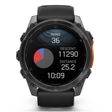 Смарт-годинник Garmin fenix 8 51 mm, AMOLED, Glass/SS, SlateGray Steel/Black, BlkBnd, GPS (010-02905-00) Смарт-годинник Garmin fenix 8 51 mm, AMOLED, Glass/SS, SlateGray Steel/Black, BlkBnd, GPS (010-02905-00) - Фото