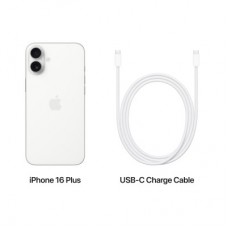 Мобільний телефон Apple iPhone 16 Plus 128 GB White (MXVV3) - Фото