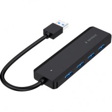Концентратор Gembird 4 ports USB 3.1,USB-A, USB-C PD (UHB-U3P4P-02) - Фото